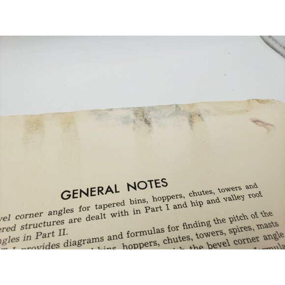 Martindales Bevel Angles Book Bins Towers Hip and Valley Roofs Book RARE OOP - Picture 7 of 15